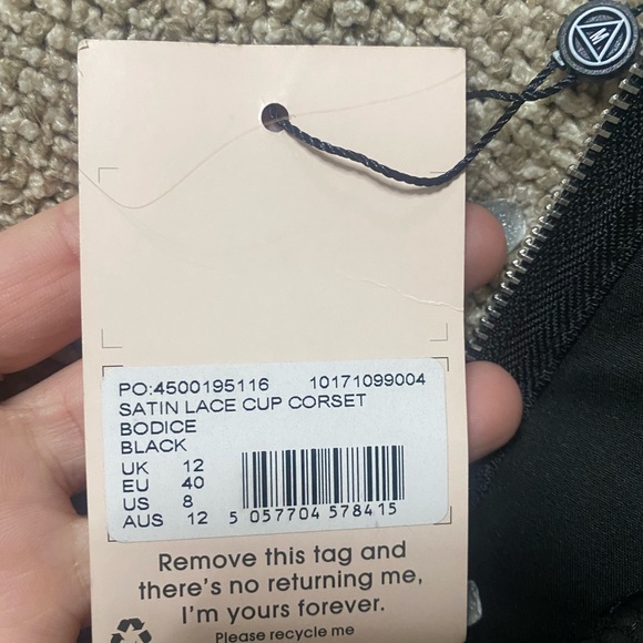 🤍3/35 Corset / bustier top - Picture 2 of 5